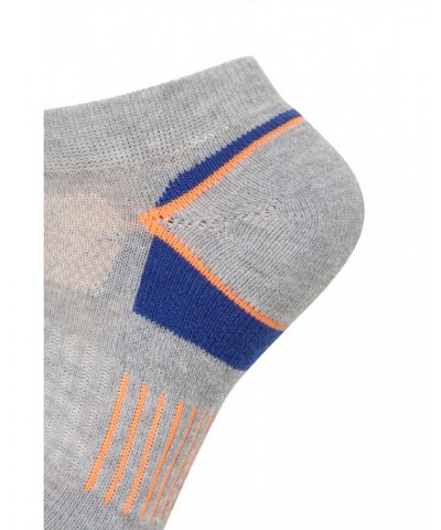 Kids IsoCool Trainer Length Socks 3-Pack Blue $9.89 Accessories