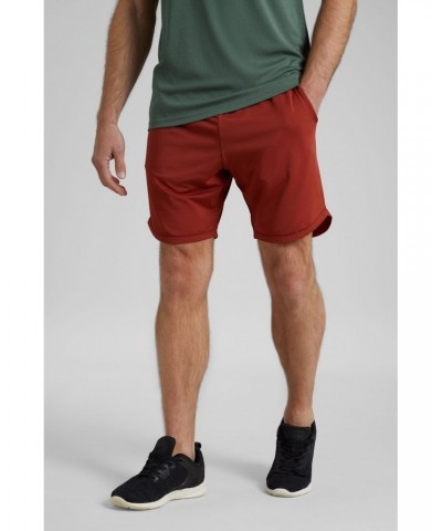 Core Mens Recycled Running Shorts Burgundy $19.74 Active