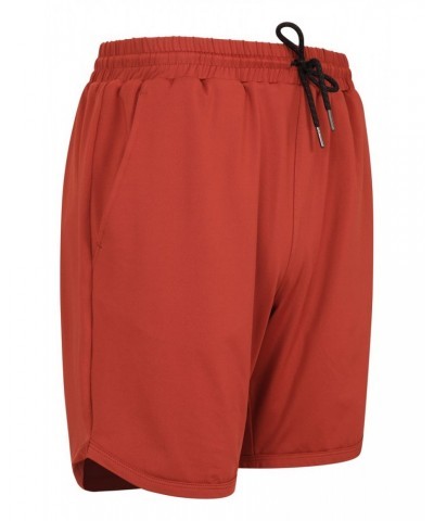 Core Mens Recycled Running Shorts Burgundy $19.74 Active