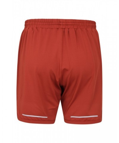 Core Mens Recycled Running Shorts Burgundy $19.74 Active