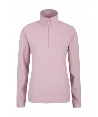 Camber Womens Half-Zip Fleece Light Purple $13.99 Fleece