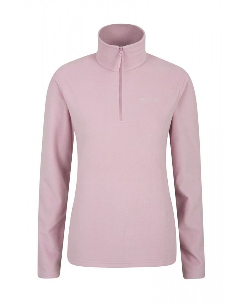 Camber Womens Half-Zip Fleece Light Purple $13.99 Fleece