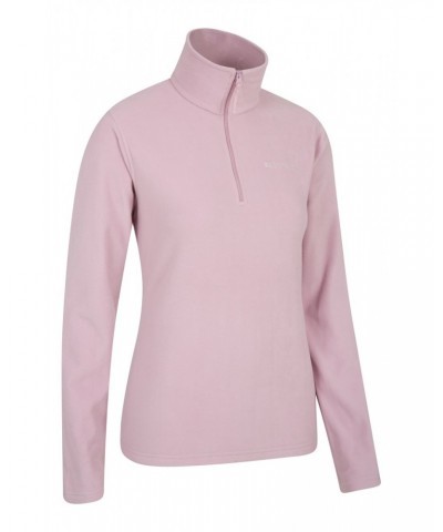 Camber Womens Half-Zip Fleece Light Purple $13.99 Fleece