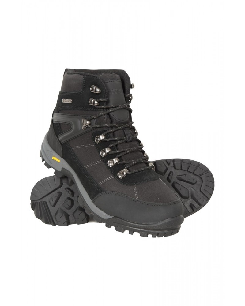 Storm Extreme Mens IsoGrip Waterproof Hiking Boots Black $50.60 Footwear