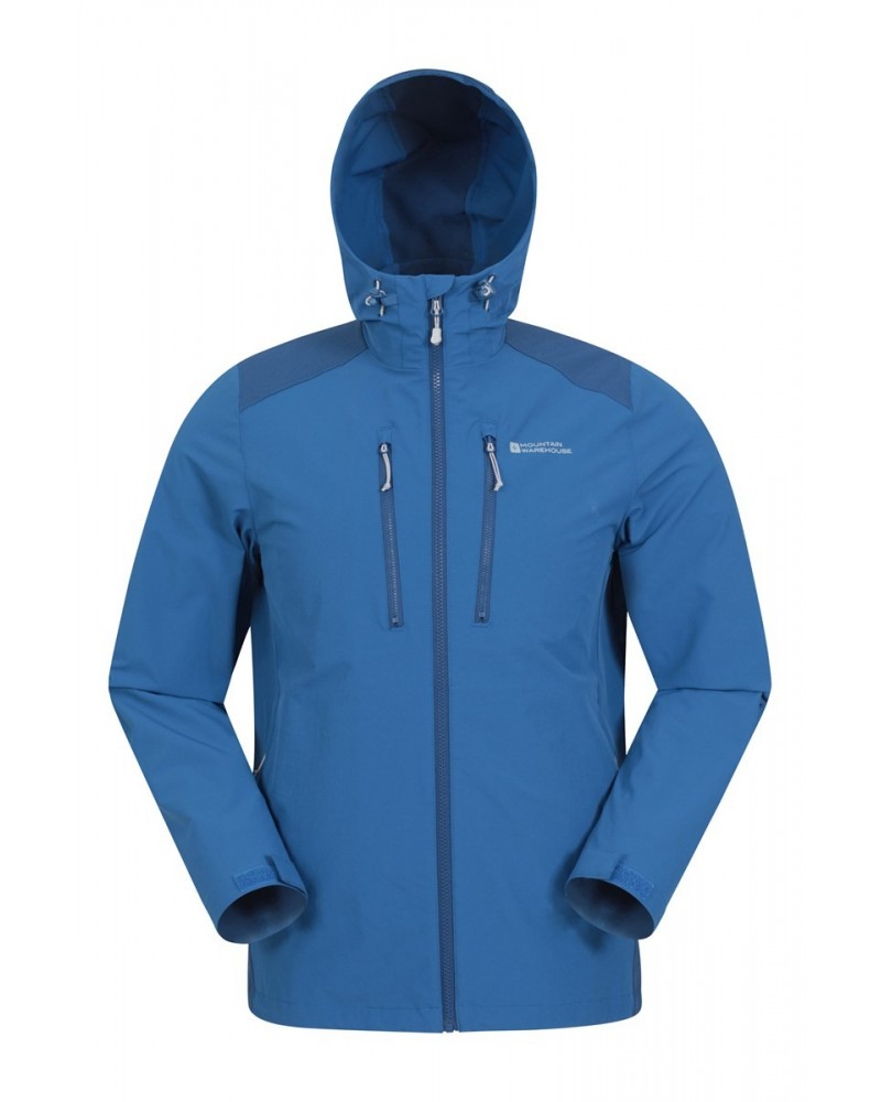 Ninja Mens Lightweight Softshell Jacket Two Tone Blue $34.19 Jackets