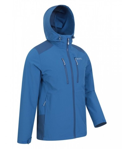 Ninja Mens Lightweight Softshell Jacket Two Tone Blue $34.19 Jackets