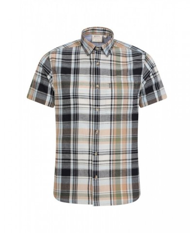 Holiday Mens Cotton Shirt Green $17.48 Tops