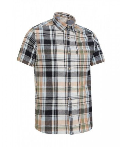 Holiday Mens Cotton Shirt Green $17.48 Tops