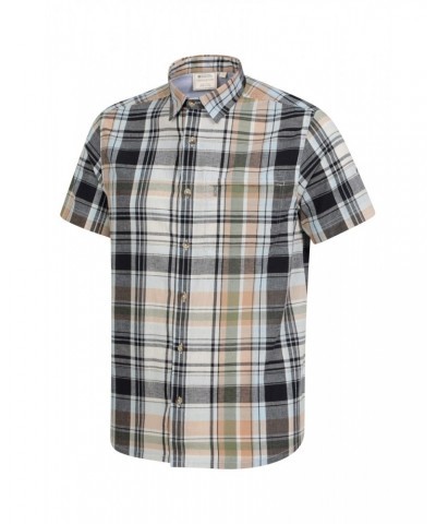 Holiday Mens Cotton Shirt Green $17.48 Tops