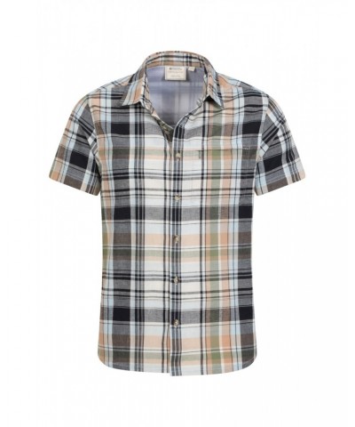 Holiday Mens Cotton Shirt Green $17.48 Tops