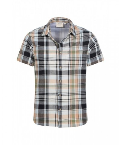 Holiday Mens Cotton Shirt Green $17.48 Tops