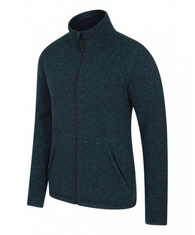 Idris II Mens Full-Zip Fleece Jacket Teal $18.24 Fleece