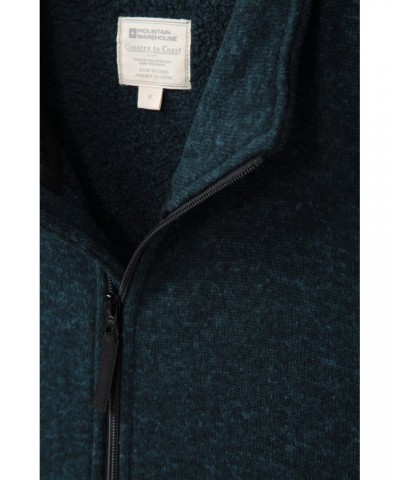 Idris II Mens Full-Zip Fleece Jacket Teal $18.24 Fleece