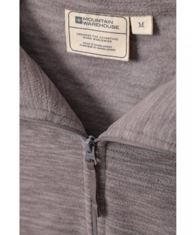 Snowdon Mens Micro Fleece Grey $13.99 Fleece