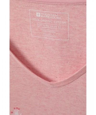 Butterfly Womens Organic T-Shirt Blush $14.85 Tops