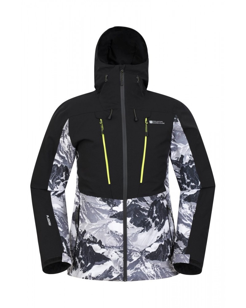 Infinite Extreme Mens Waterproof Ski Jacket Monochrome $61.50 Ski