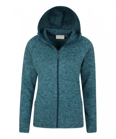 Nevis Womens Full Zip Hoodie Teal $25.97 Fleece