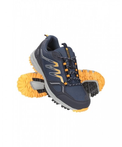 Enhance Waterproof Trail Mens Running Sneakers Navy $28.08 Active