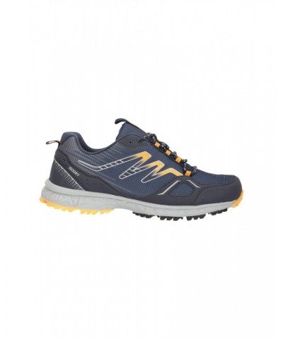 Enhance Waterproof Trail Mens Running Sneakers Navy $28.08 Active