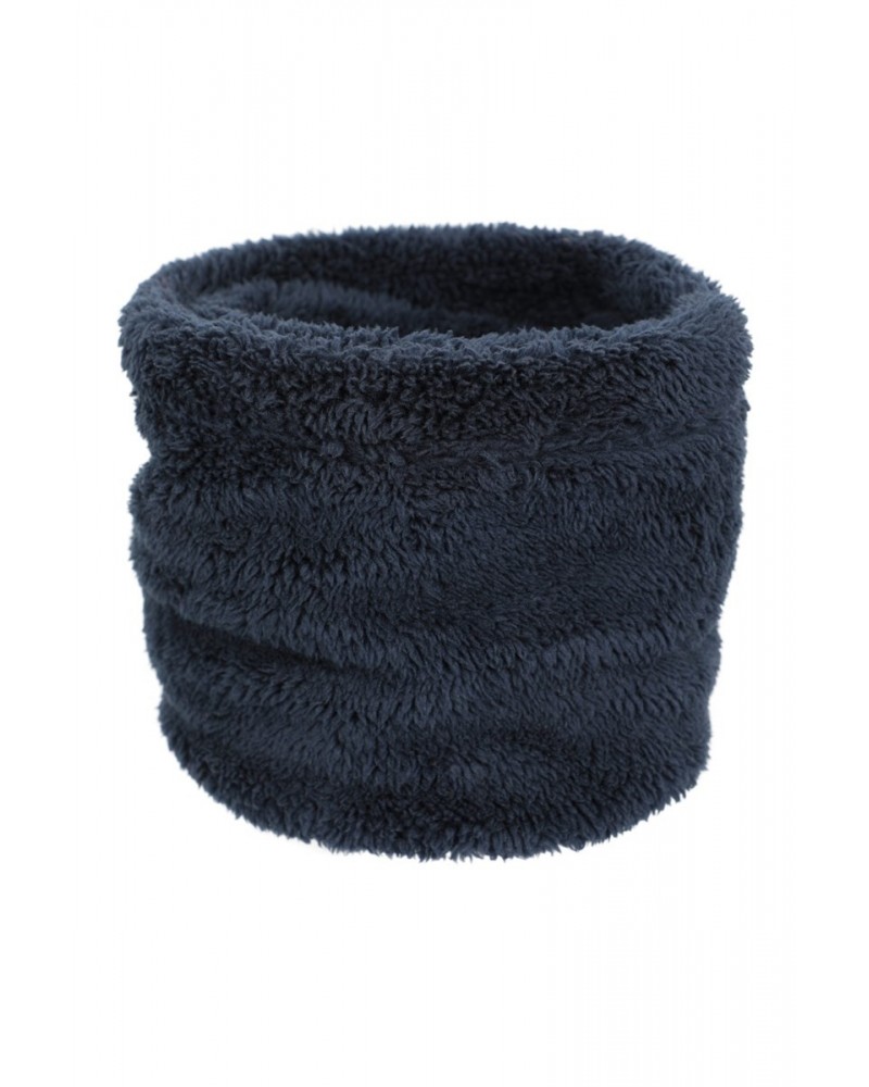 Kids Sherpa Fleece Neck Gaiter Navy $10.59 Accessories