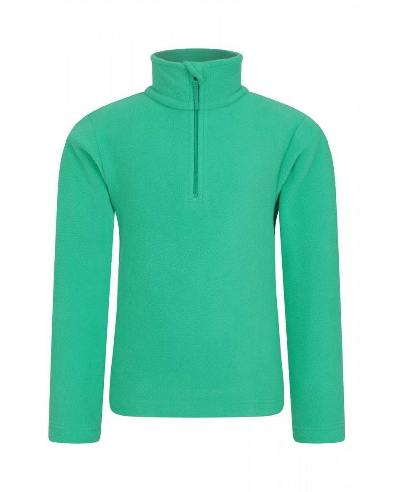 Camber II Kids Half-Zip Fleece Bright Green $11.79 Fleece