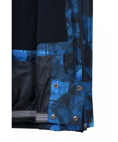 Shadow Mens Printed Ski Jacket Bright Blue $31.34 Jackets