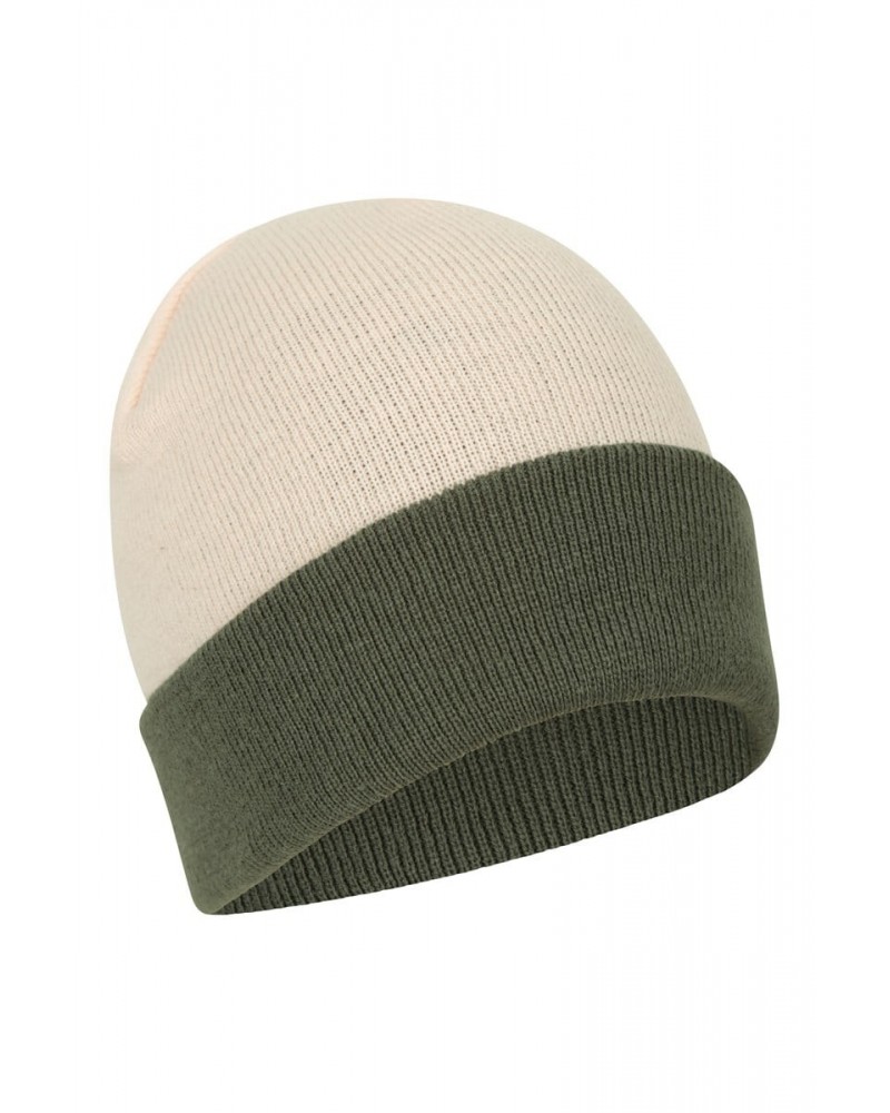 Augusta Womens Recycled Reversible Beanie Khaki $11.20 Accessories