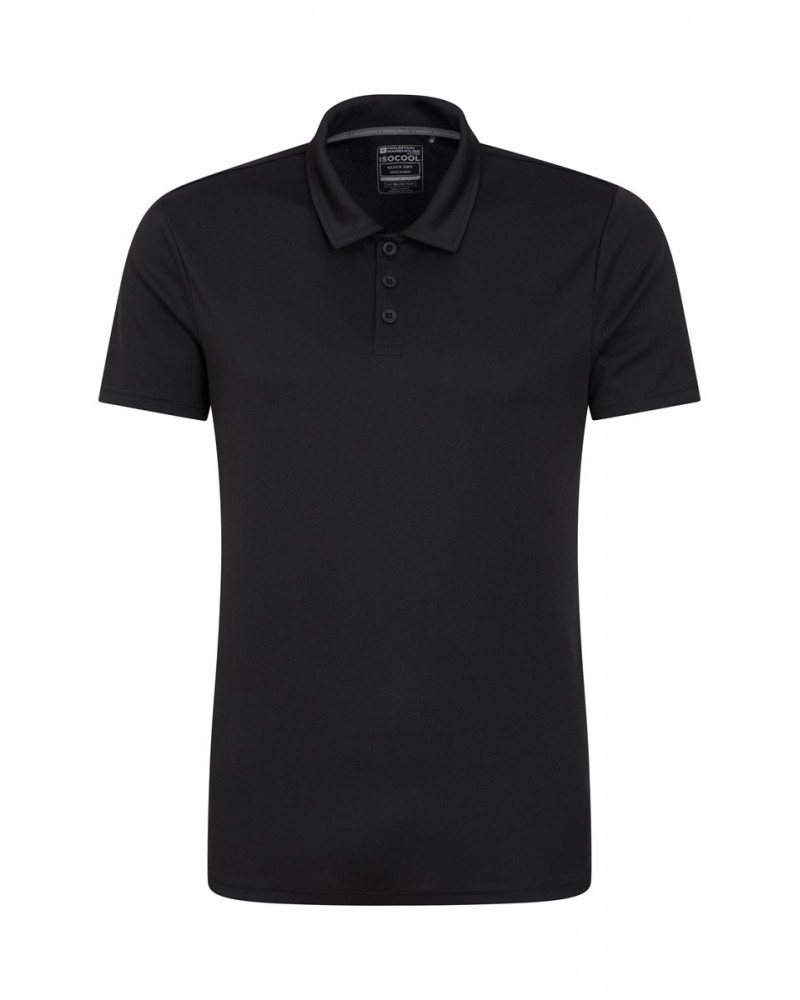 Endurance Isocool Mens Polo Black $13.50 Tops