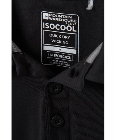 Endurance Isocool Mens Polo Black $13.50 Tops