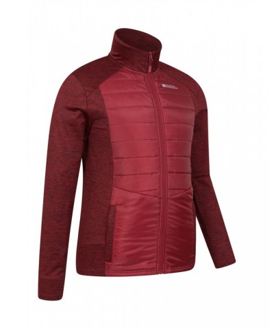 Eclipse II Insulated Mens Full-Zip Midlayer Dark Red $22.56 Tops