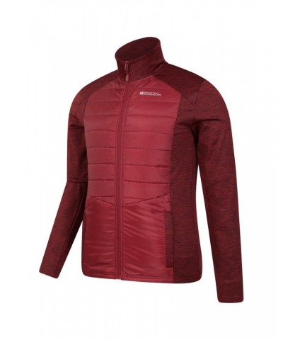 Eclipse II Insulated Mens Full-Zip Midlayer Dark Red $22.56 Tops