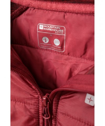 Eclipse II Insulated Mens Full-Zip Midlayer Dark Red $22.56 Tops