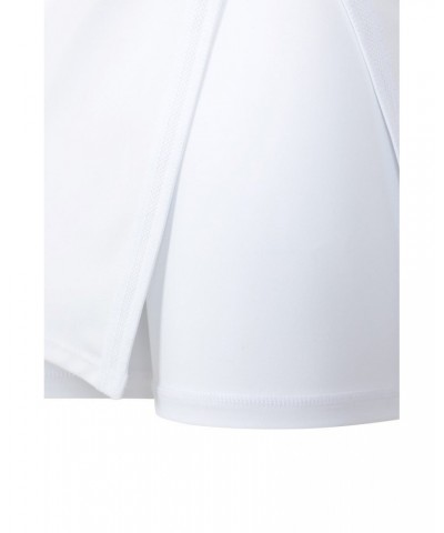 Womens Sports Mini Skort White $17.09 Active