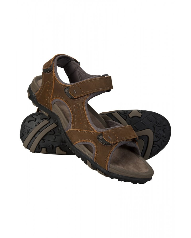 Rock Shore Mens Sandals Brown $37.79 Footwear