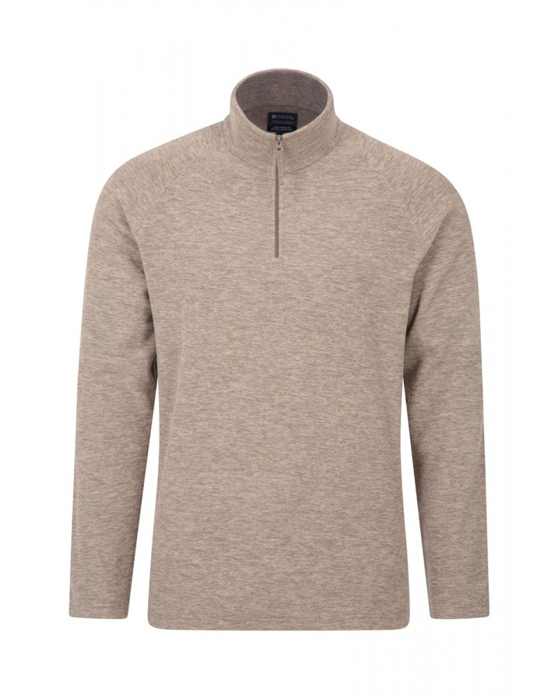 Snowdon Mens Micro Fleece Light Brown $12.50 Fleece