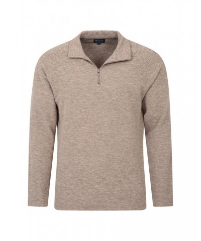 Snowdon Mens Micro Fleece Light Brown $12.50 Fleece