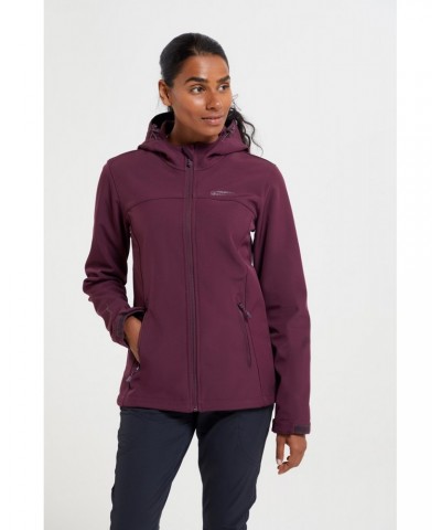 Exodus Womens Water Resistant Softshell Jacket Burgundy $37.79 Jackets