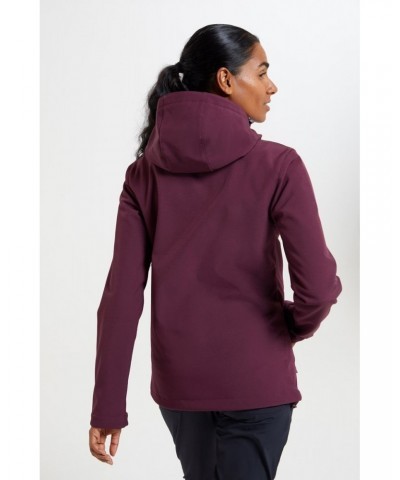 Exodus Womens Water Resistant Softshell Jacket Burgundy $37.79 Jackets