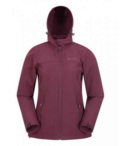 Exodus Womens Water Resistant Softshell Jacket Burgundy $37.79 Jackets