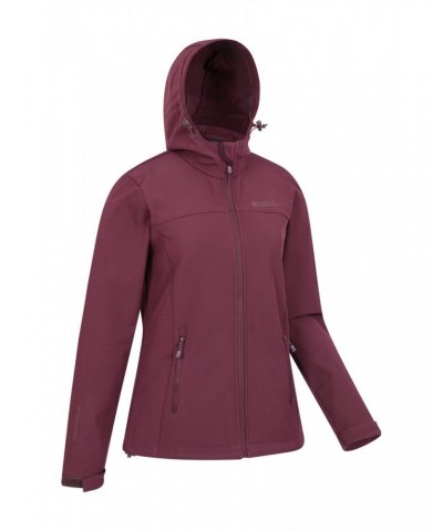 Exodus Womens Water Resistant Softshell Jacket Burgundy $37.79 Jackets