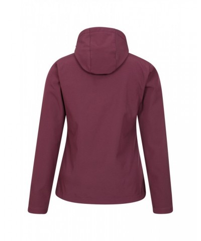 Exodus Womens Water Resistant Softshell Jacket Burgundy $37.79 Jackets