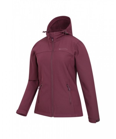 Exodus Womens Water Resistant Softshell Jacket Burgundy $37.79 Jackets