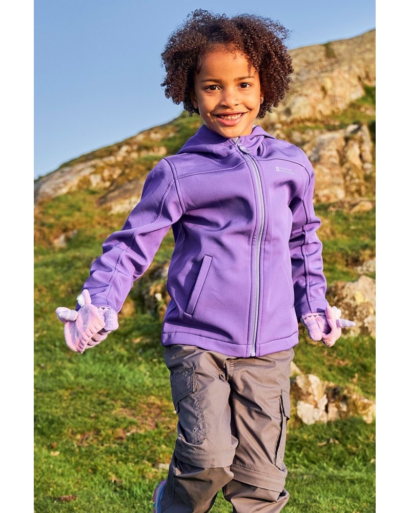 Exodus Kids Water Resistant Softshell Light Purple $18.80 Jackets