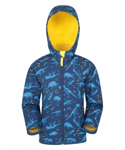 Exodus Kids Printed Water Resistant Softshell Yellow $17.39 Softshell Jackets