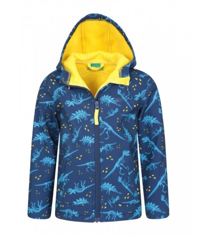 Exodus Kids Printed Water Resistant Softshell Yellow $17.39 Softshell Jackets