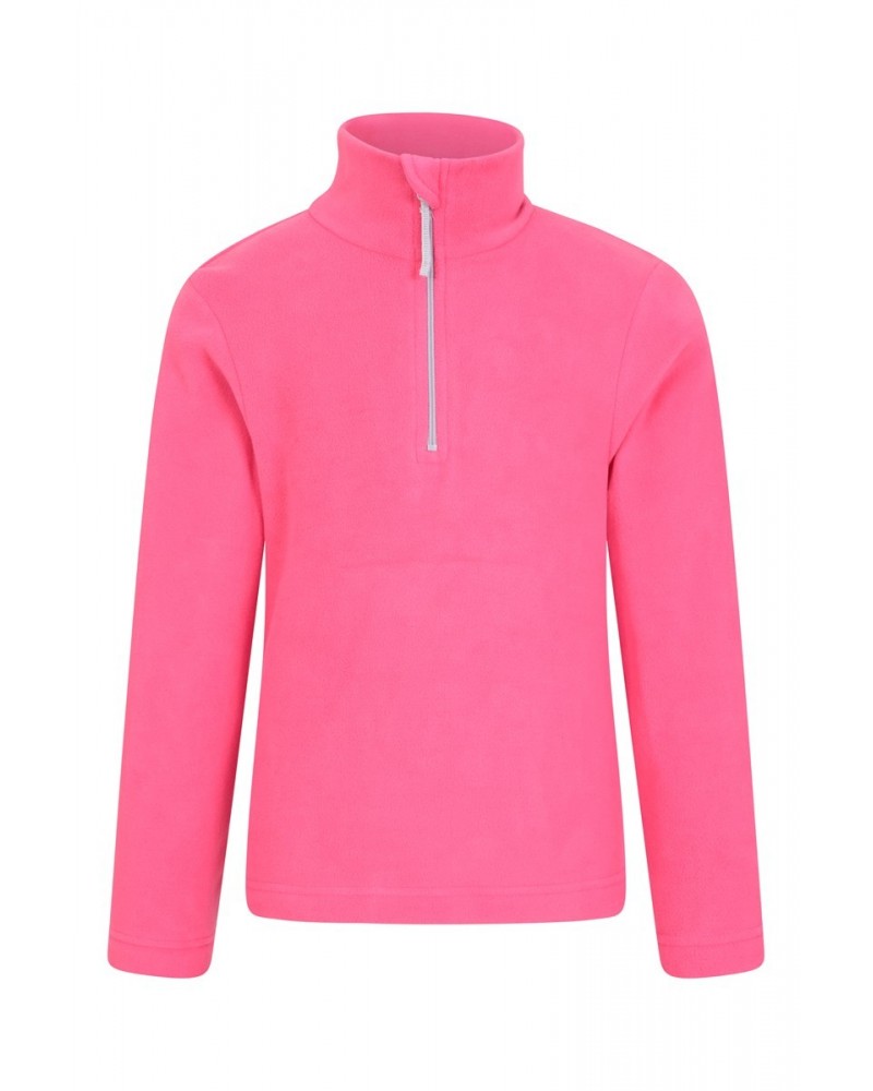 Camber II Kids Half-Zip Fleece Bright Pink $10.00 Fleece