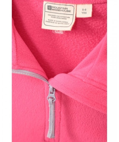 Camber II Kids Half-Zip Fleece Bright Pink $10.00 Fleece