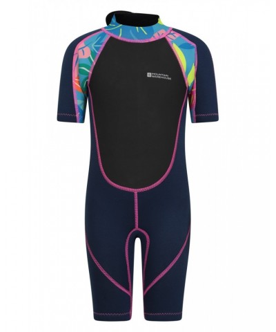 Kids Shorty 2.5/2mm Wetsuit Pale Blue $19.78 Swimwear