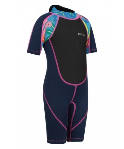 Kids Shorty 2.5/2mm Wetsuit Pale Blue $19.78 Swimwear