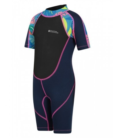 Kids Shorty 2.5/2mm Wetsuit Pale Blue $19.78 Swimwear